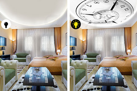 Double Vision натяжные потолки многоуровневые